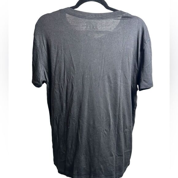 NWOT Men’s Black Short Sleeve Henley Tee Shirt - Size Small - Picture 2 of 6